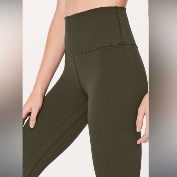 LULULEMON Align Olive Green 26 inch Leggings - Picture 3 of 7